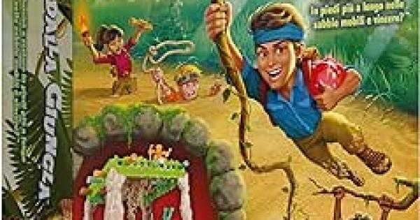 EDITRICE GIOCHI Fuga Dalla Giungla: Il Gioco Da Tavolo Con La Vera Sabbia Cinetica! Perfetto Per Bambini Dai 4 Anni, Regalo Di Natale Originale, 2-4 Giocatori